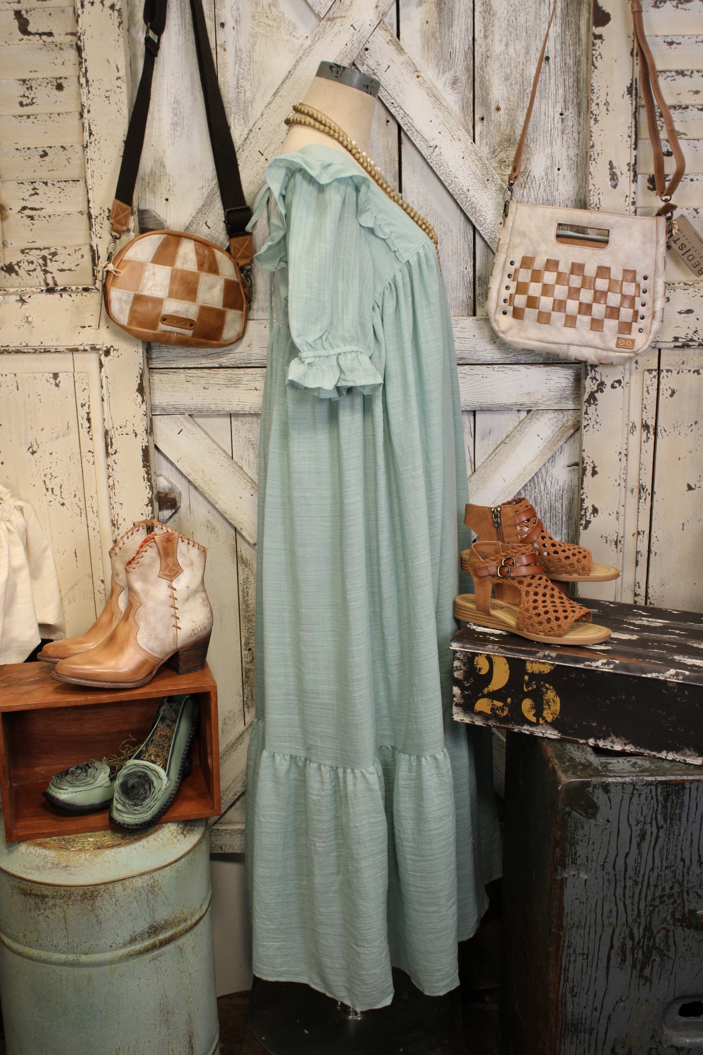 Emma Sage Maxi Dress