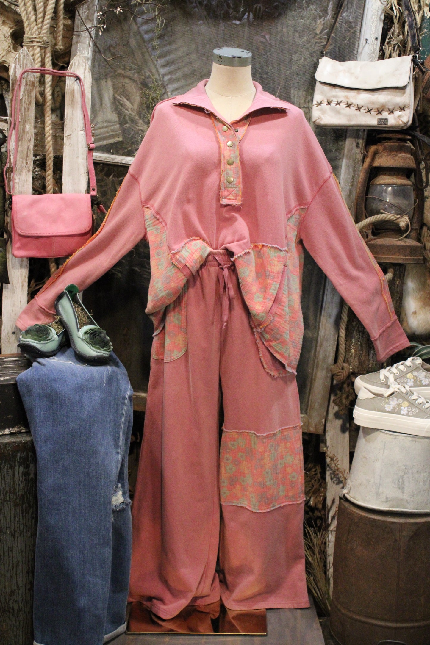 Boho Dream Patchwork Pullover