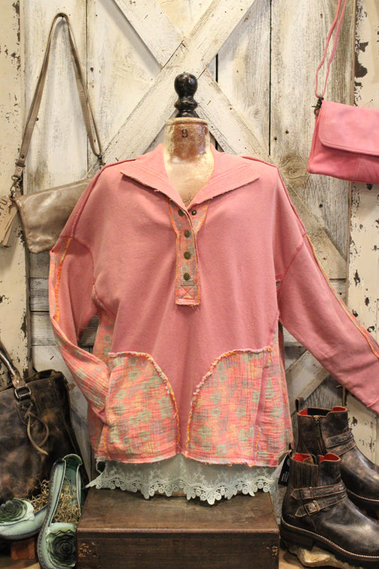 Boho Dream Patchwork Pullover