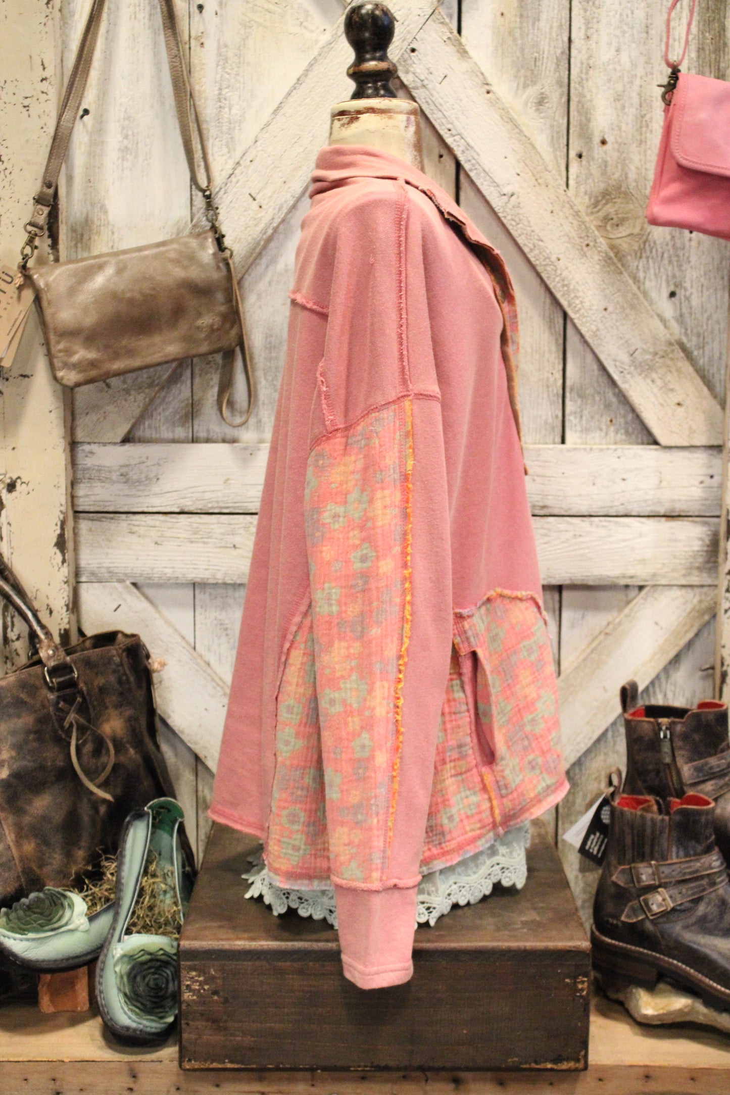 Boho Dream Patchwork Pullover