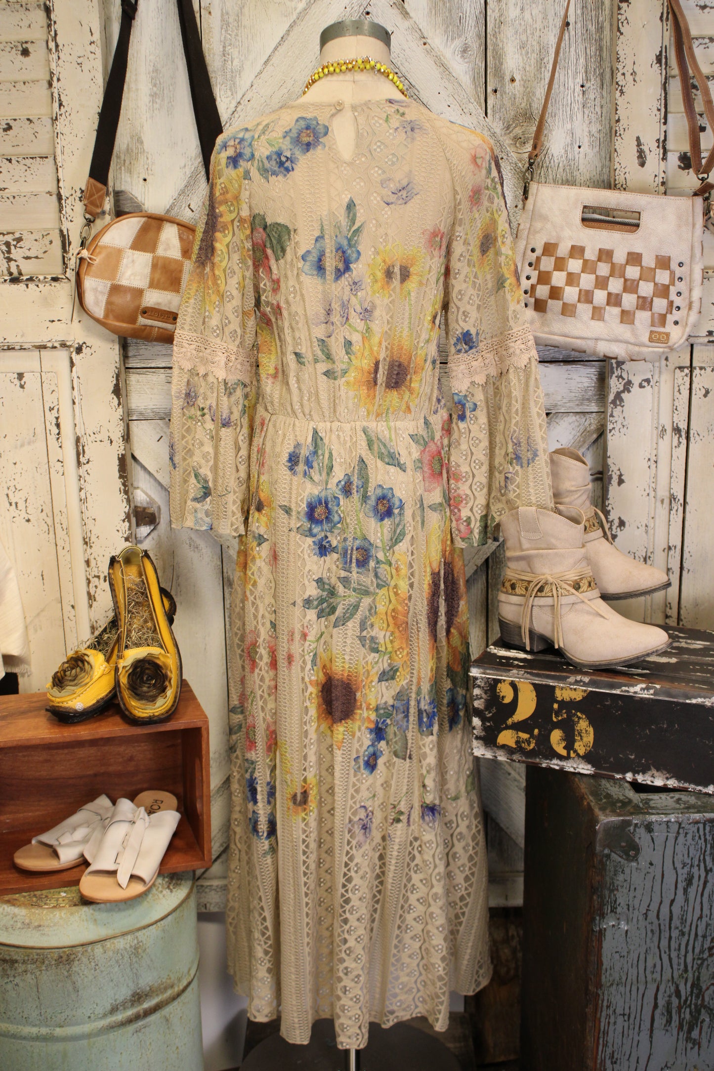 Lead Singer Sunflower Taupe Dress