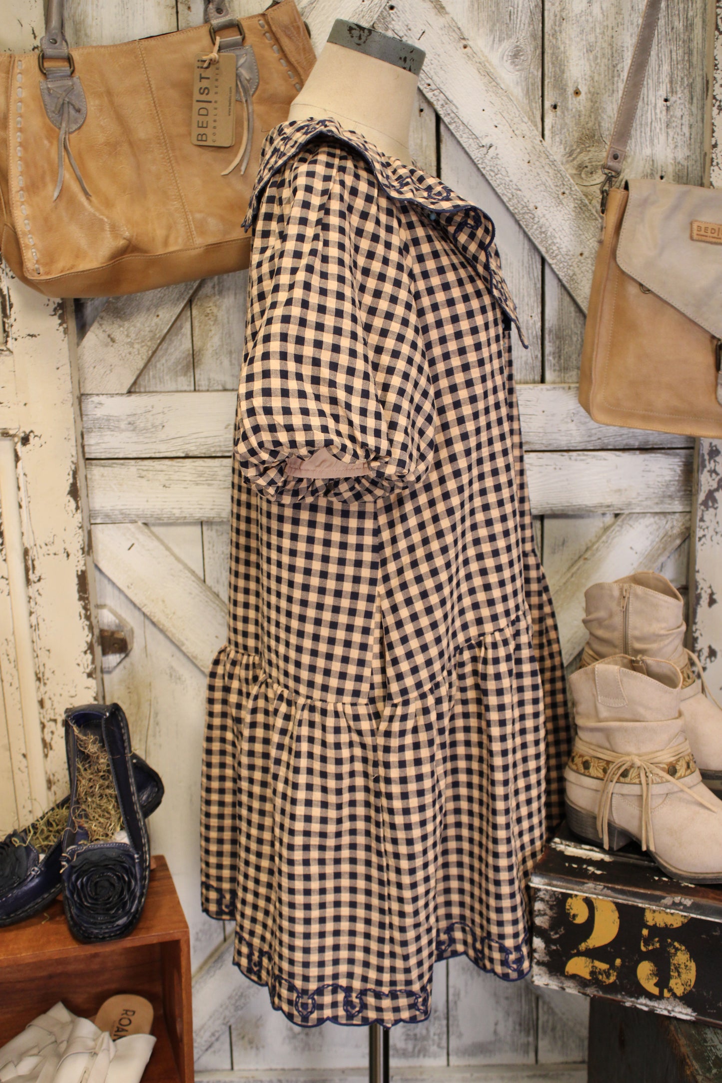 Country Lane Gingham Dress