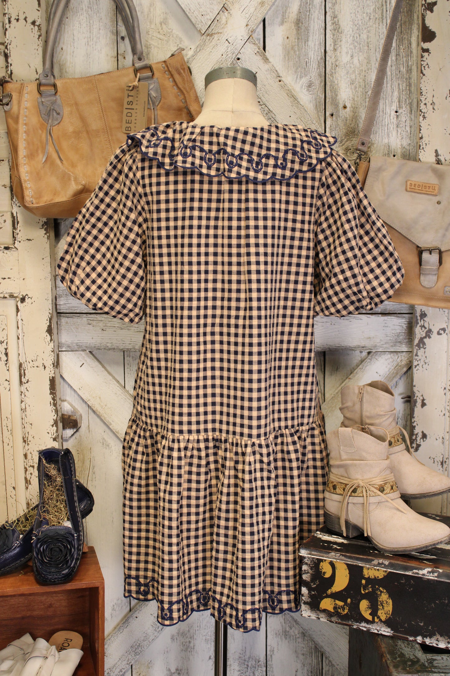 Country Lane Gingham Dress