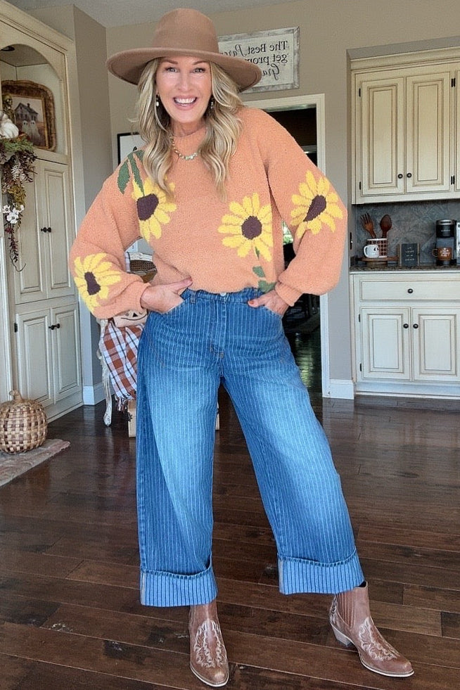 Sunflower Sunset Sweater