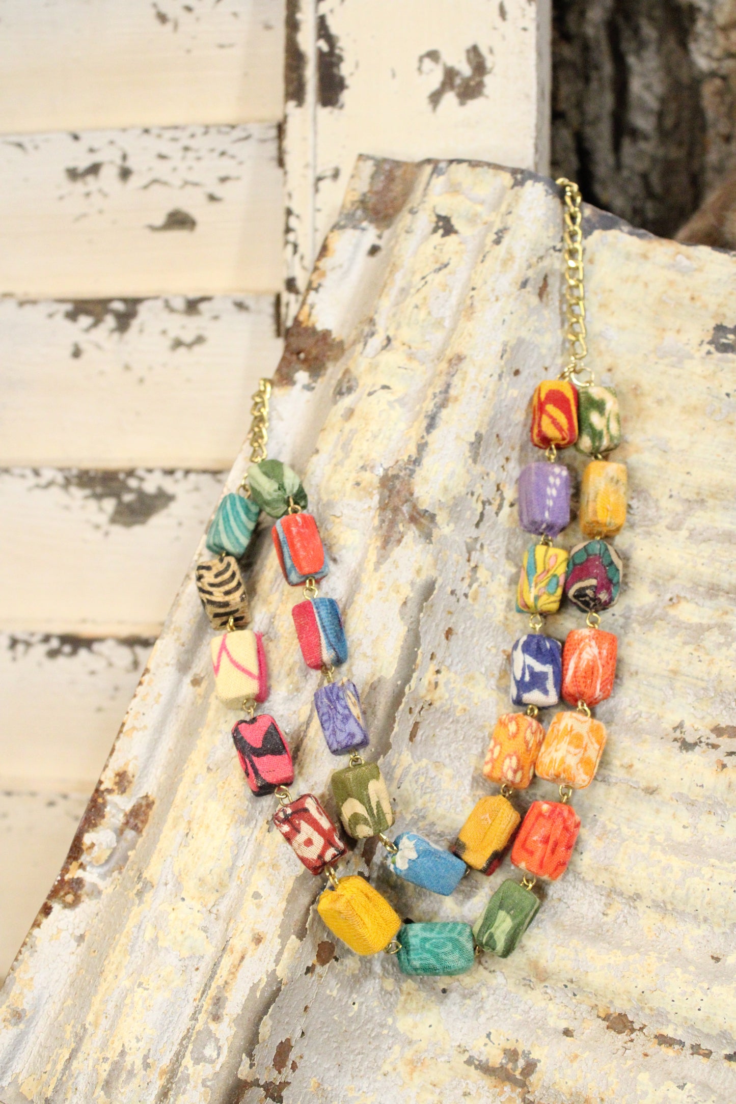 Block Upon Block Necklace
