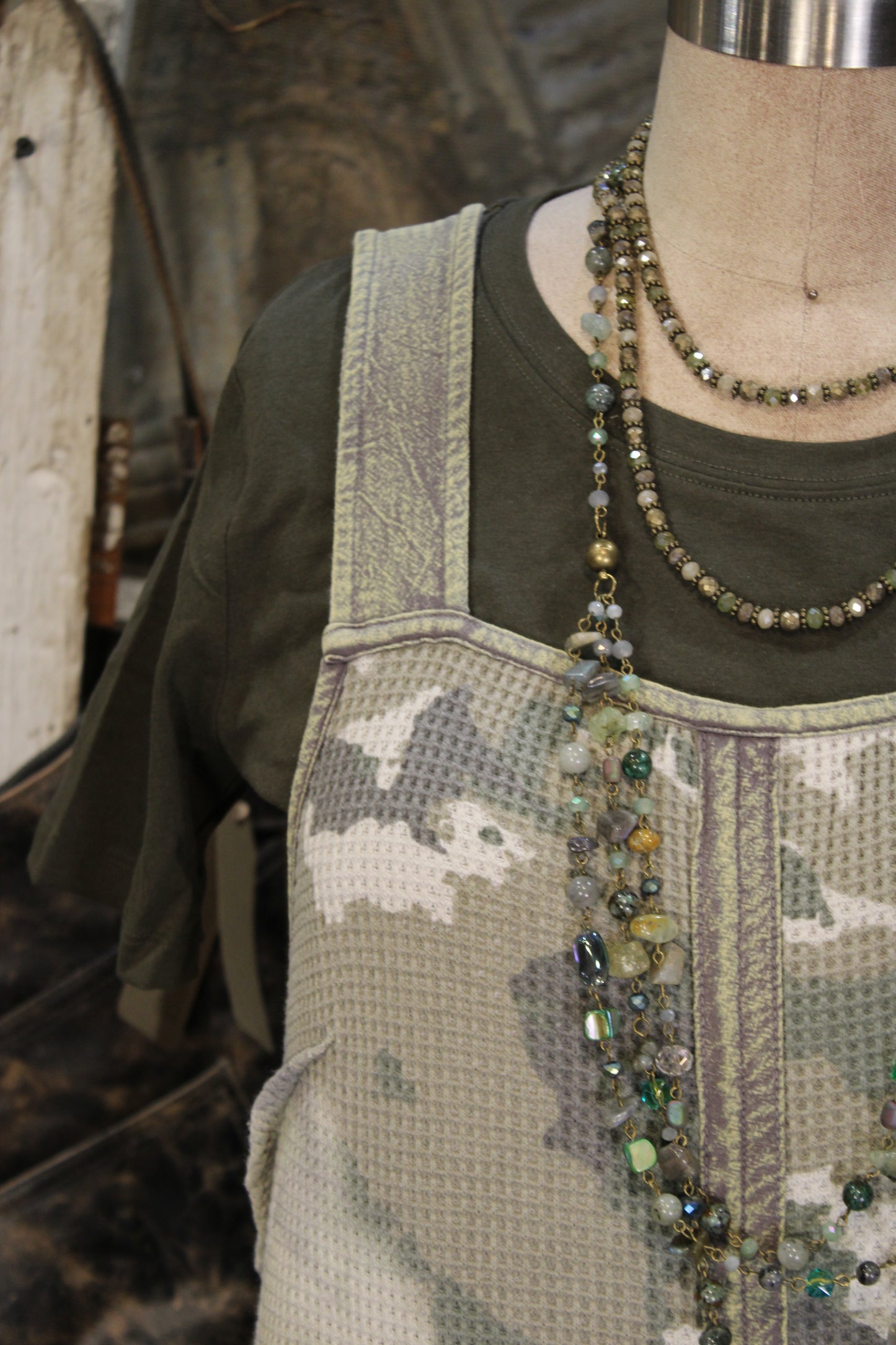 Hidden Olive Camp Overalls