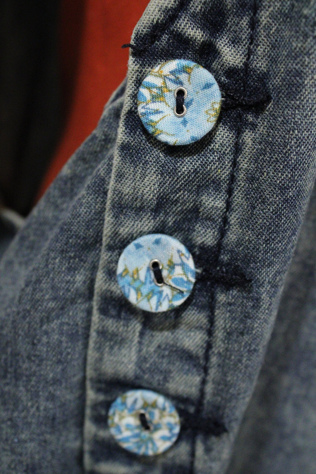 Flower Patch Denim Overalls