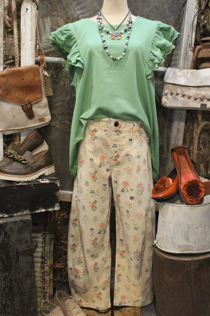 Sweet Pea Floral Pants