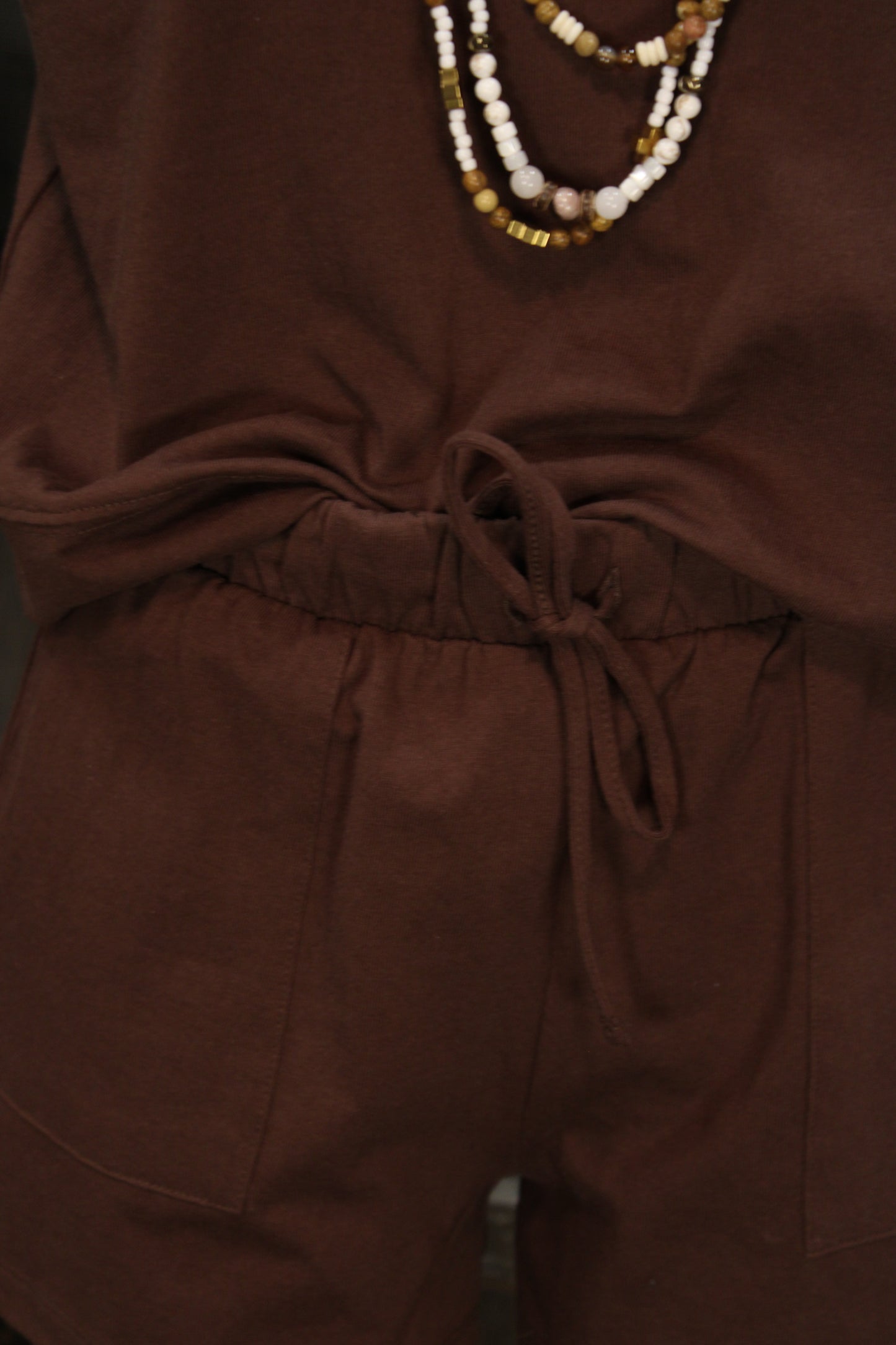 Relaxed Rhythm Cotton Mocha Lounge Set