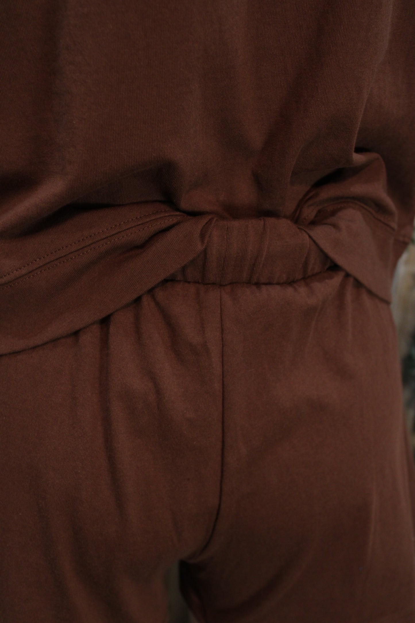 Relaxed Rhythm Cotton Mocha Lounge Set