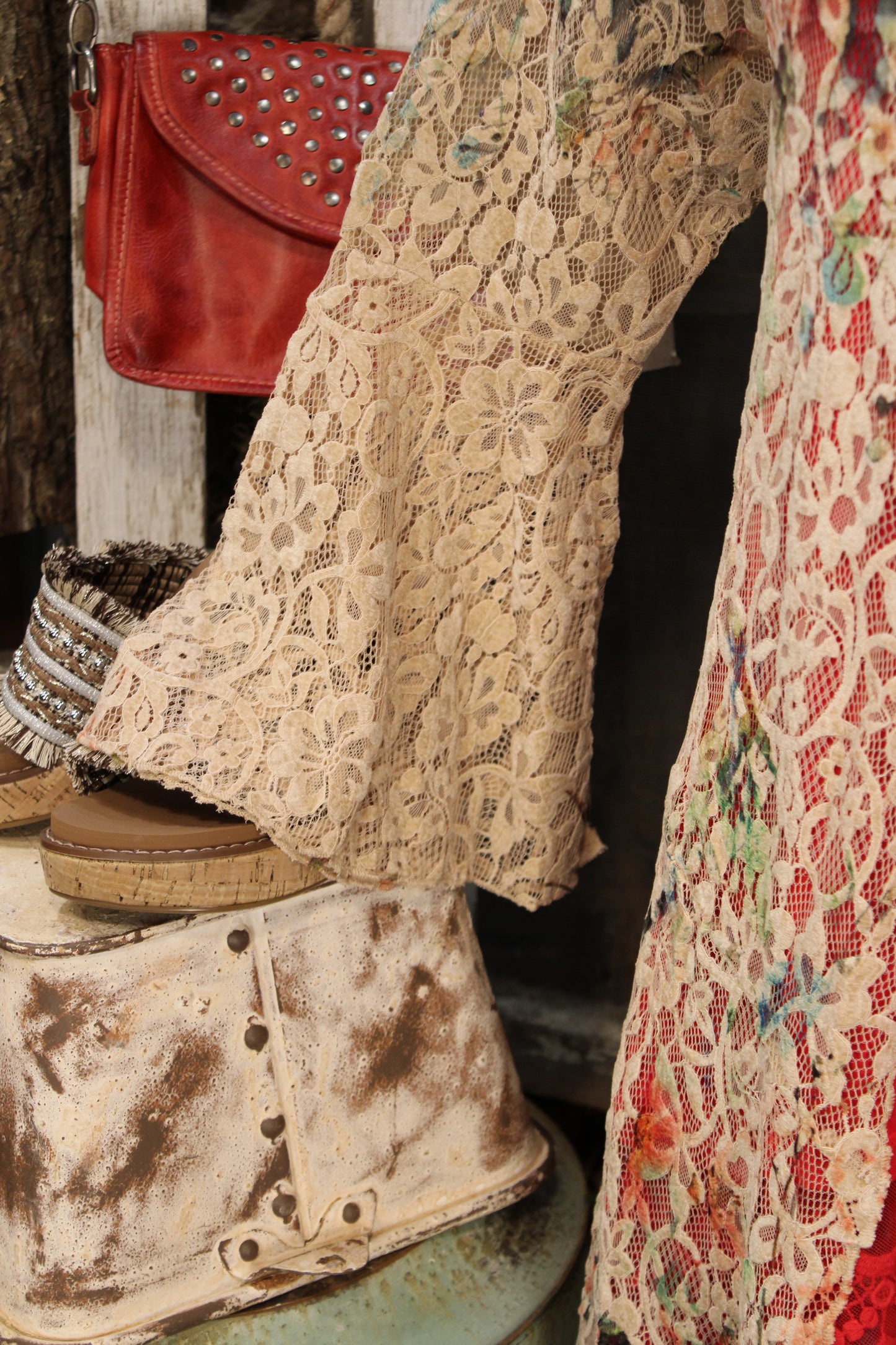 Pocket Full of Roses Taupe Cardigan