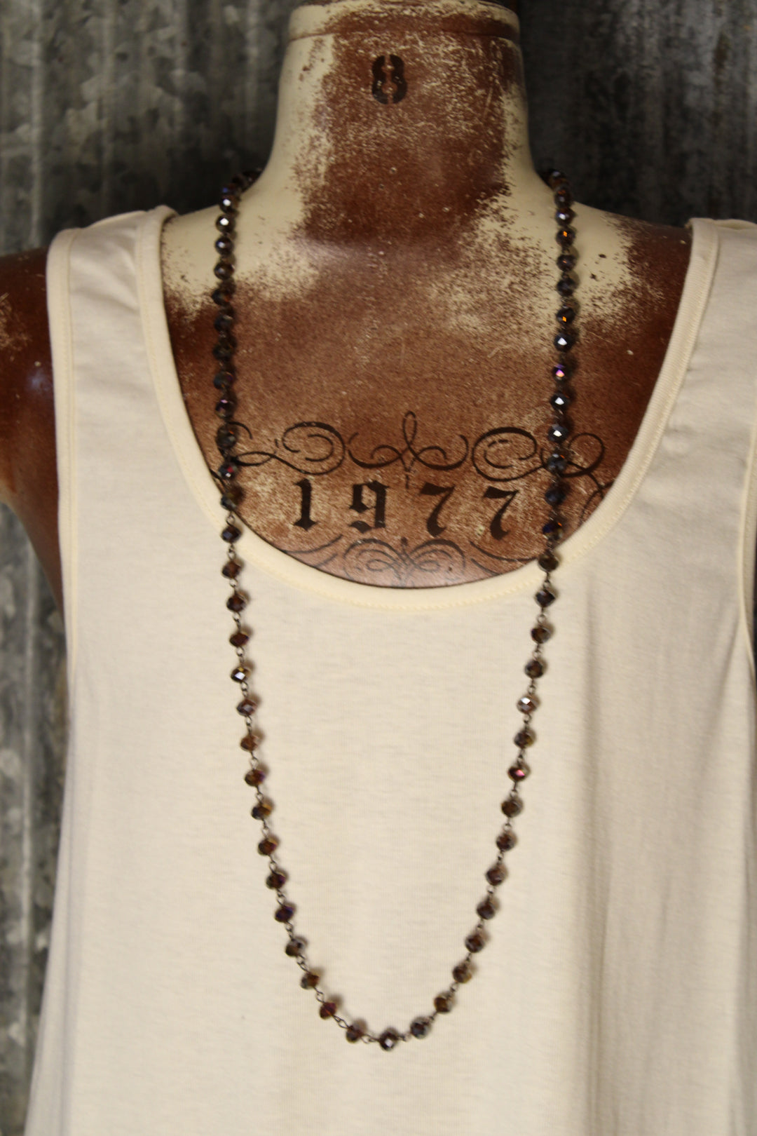 Sparkle And Shine Espresso Short Necklace