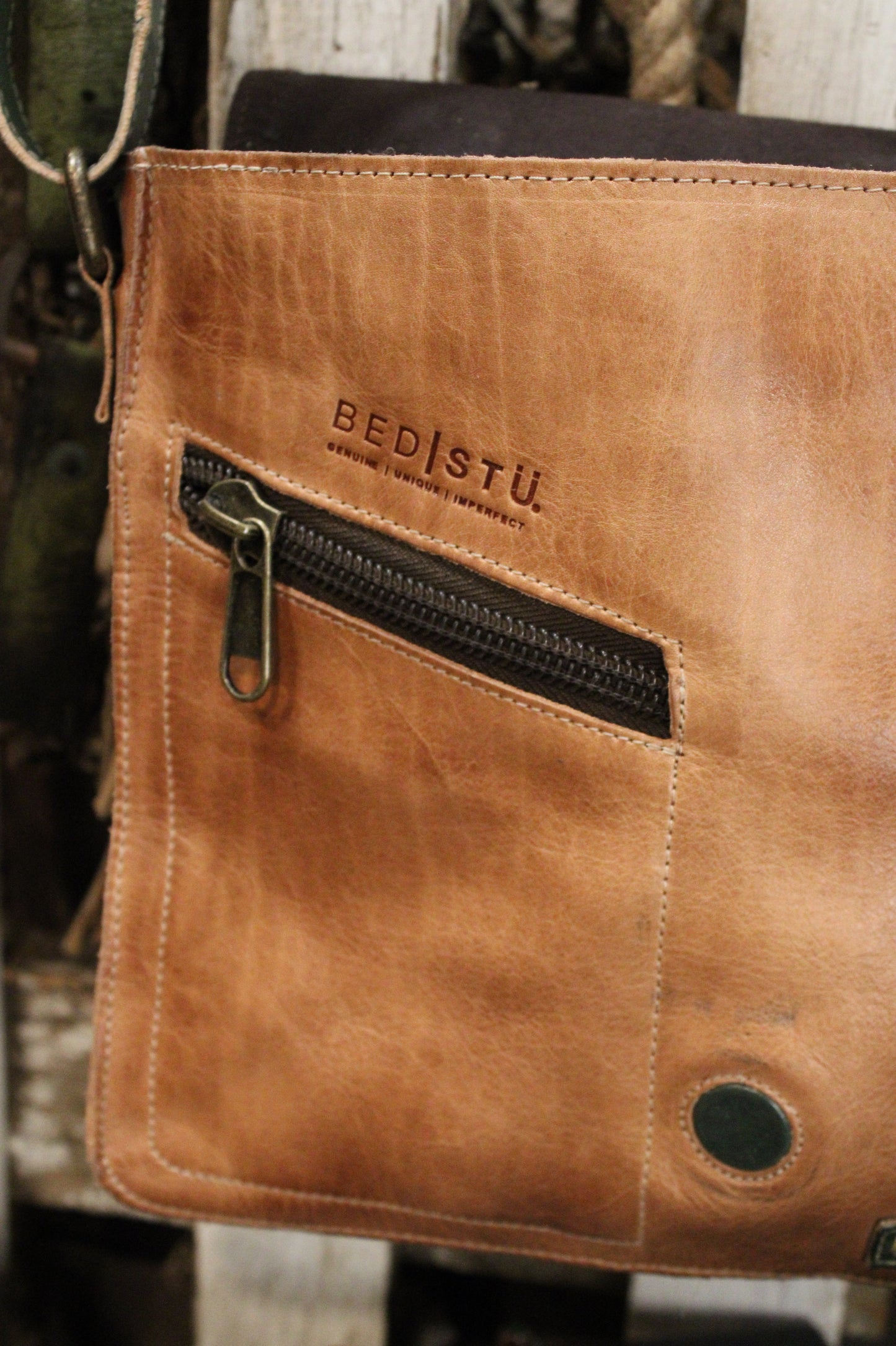Bed|Stu Venice Beach Tan Forest Rustic Handbag