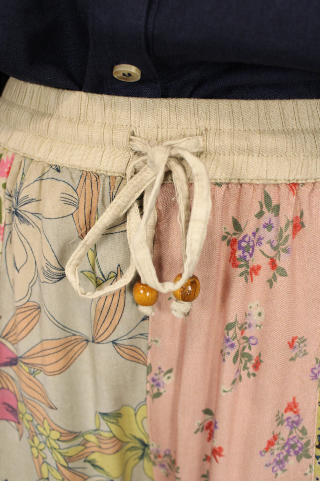Patchwork Meadow Olive Pants