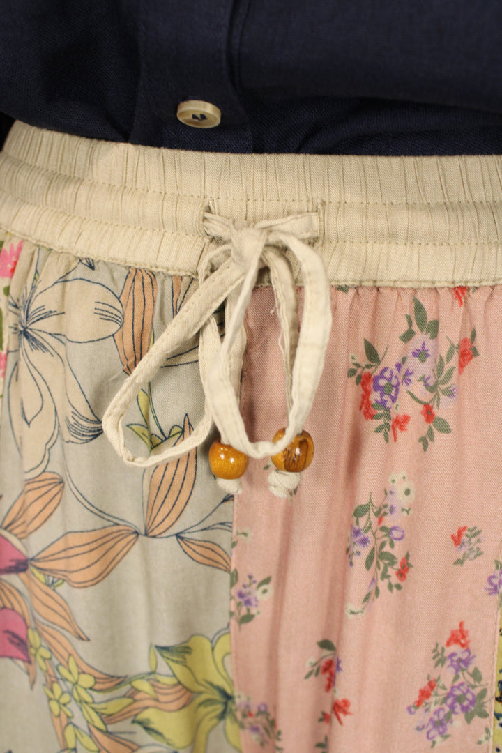 Patchwork Meadow Olive Pants