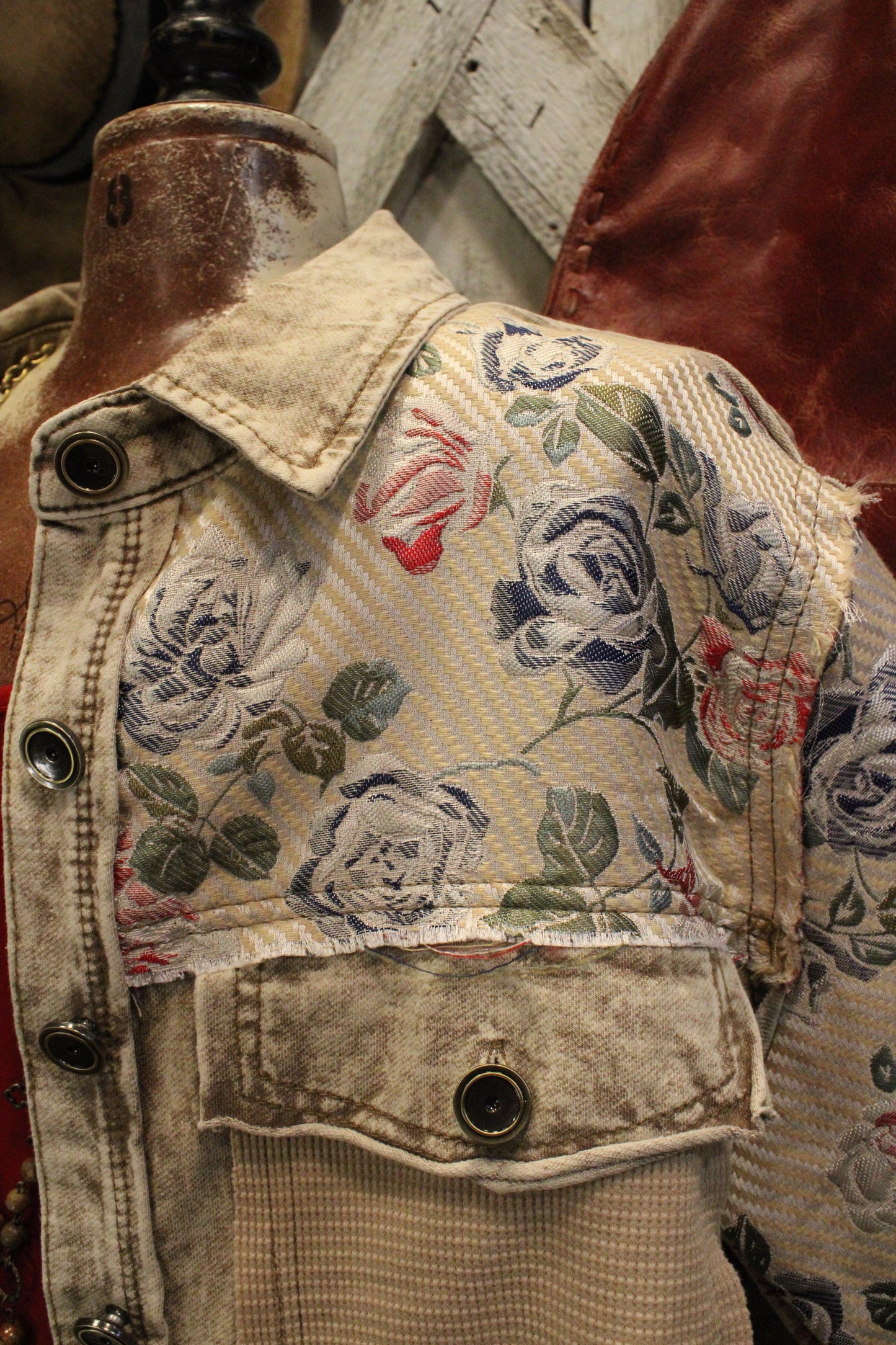 Touch of Floral Button Up Jacket