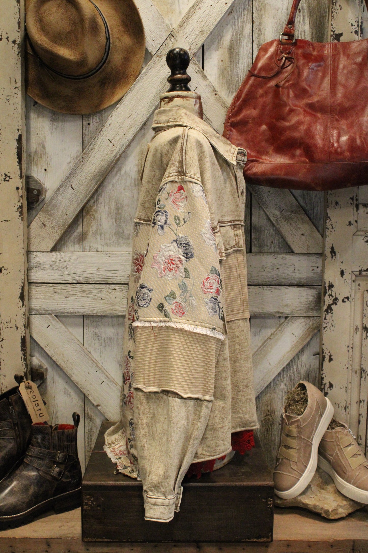 Touch of Floral Button Up Jacket