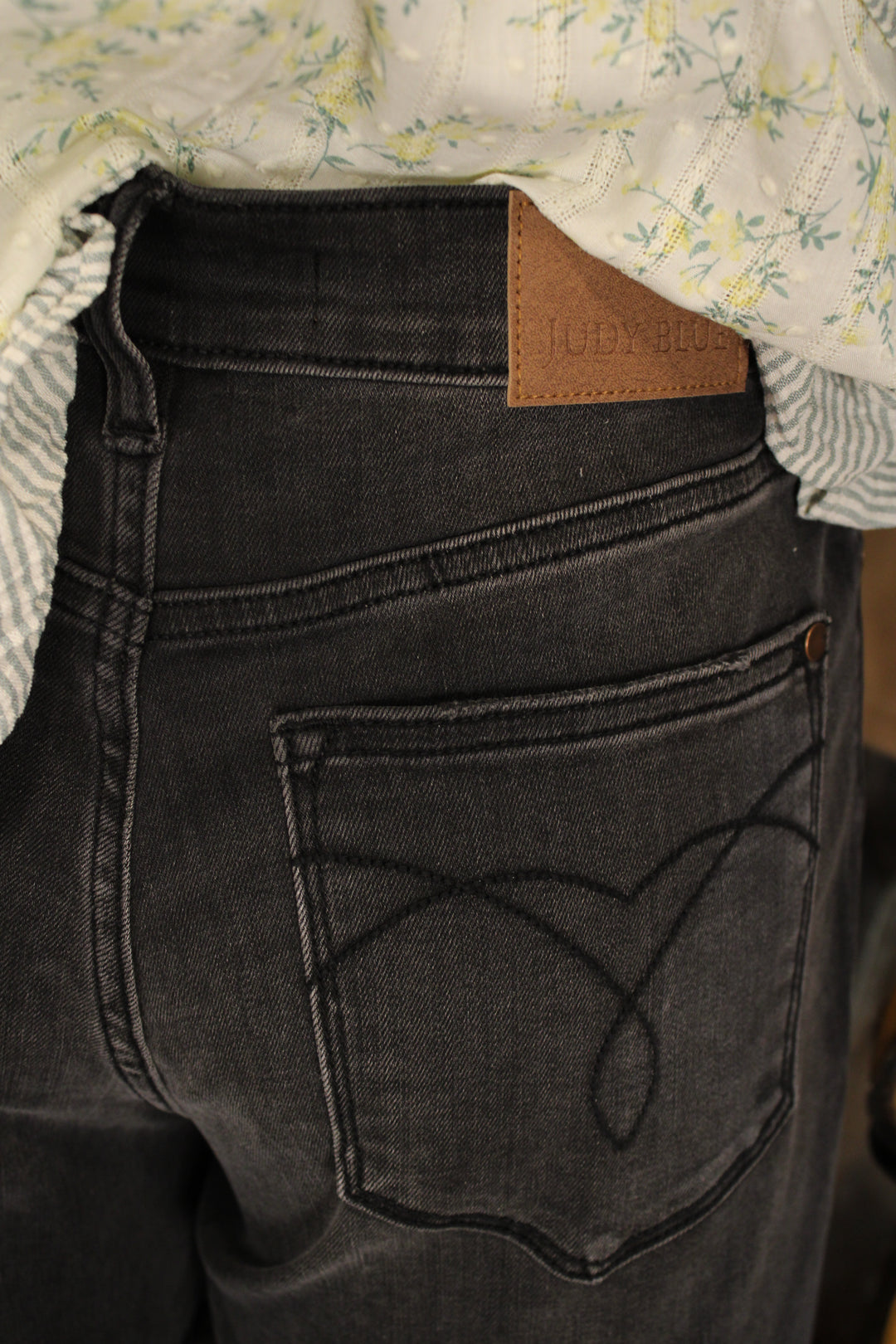 Midnight Muse Frayed Denim Shorts