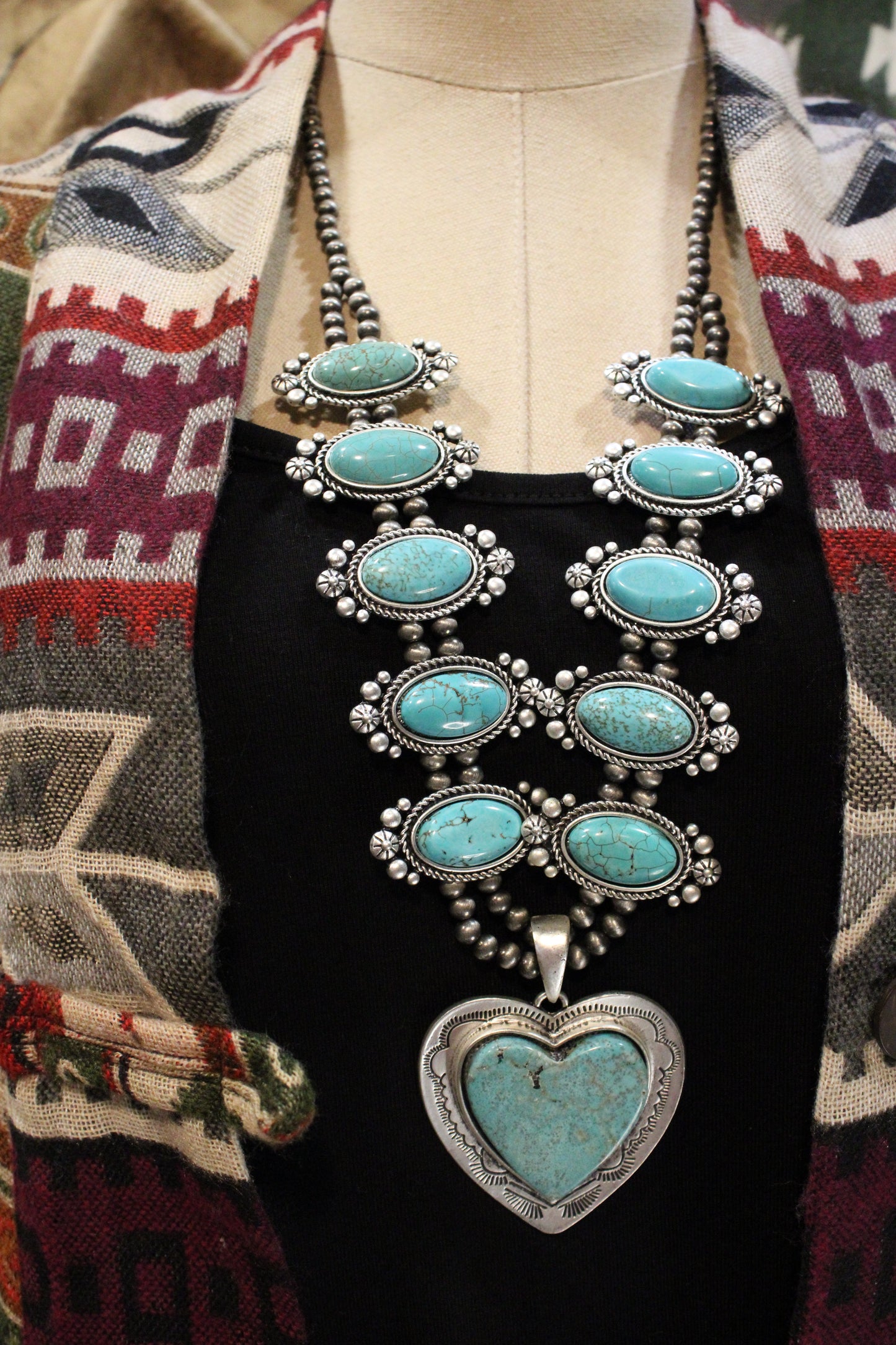 Handmade Homestead Heart Necklace