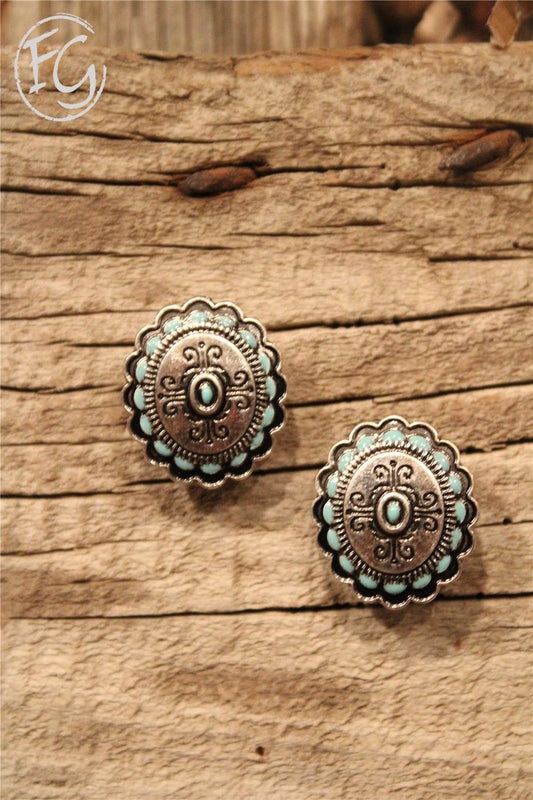earrings, farm girls fancy frills