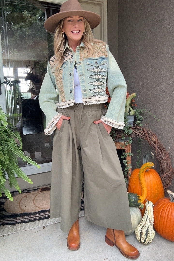 Luxe Olive Pants