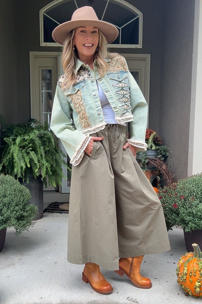 Luxe Olive Pants