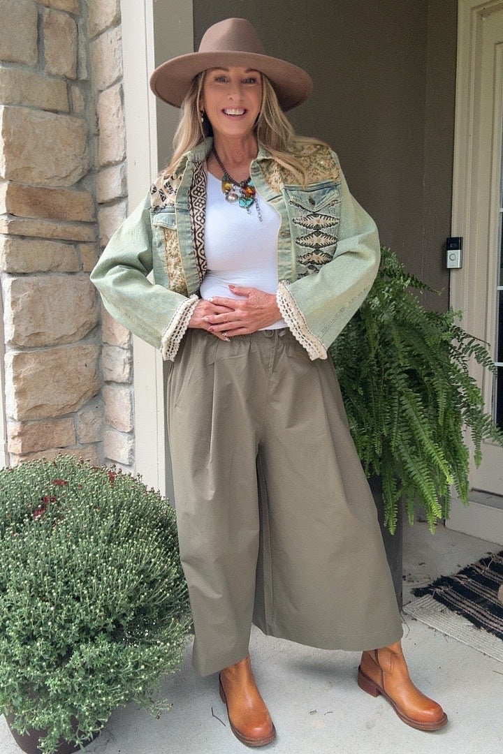 Luxe Olive Pants