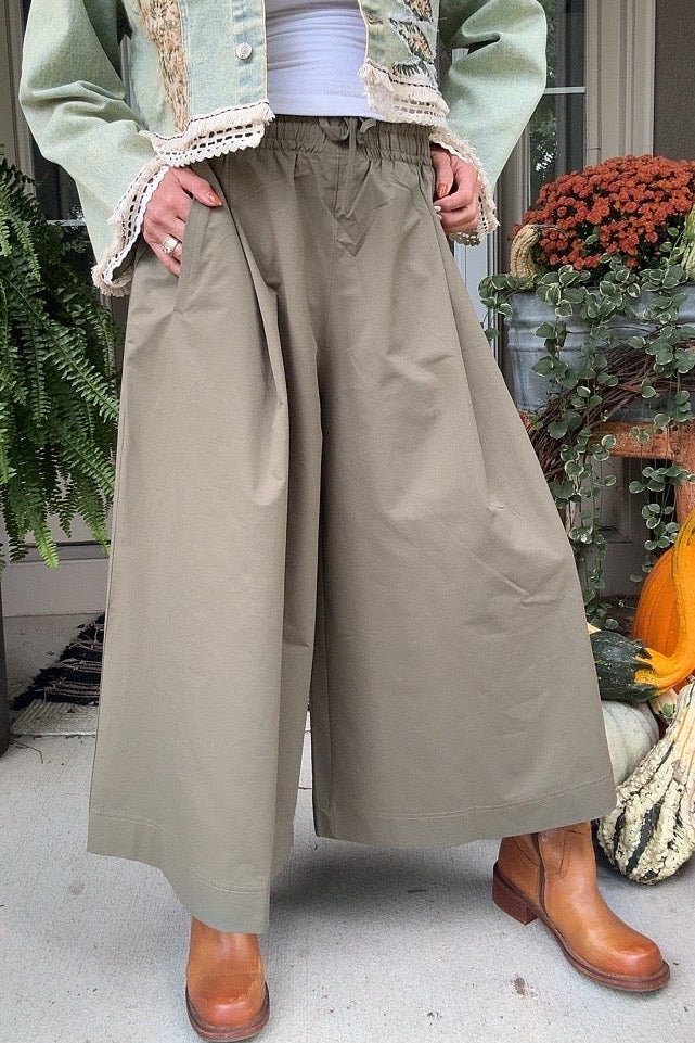 Luxe Olive Pants