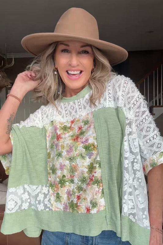 Petals And Lace Garden Top