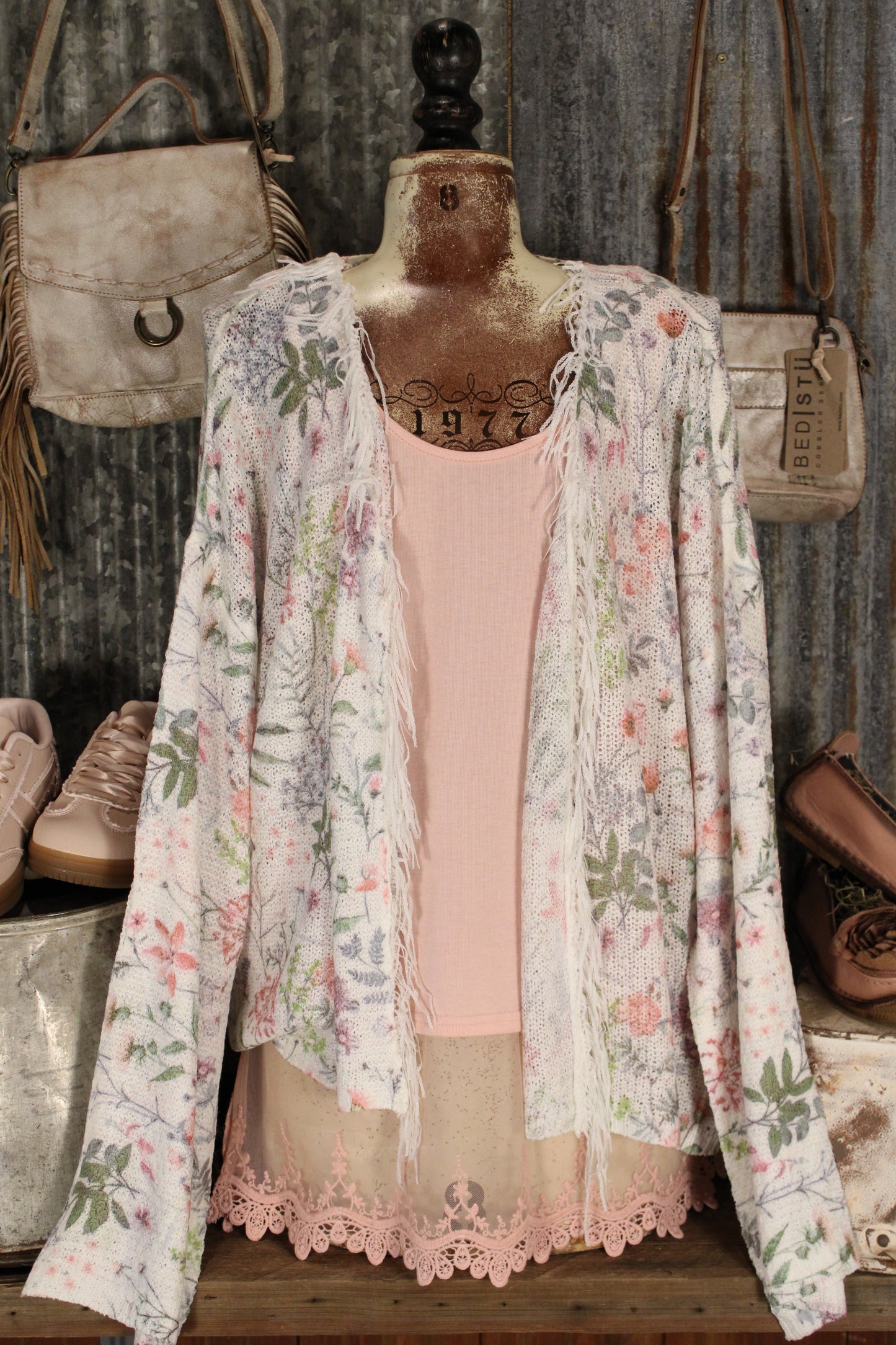 Whispering Meadow Fringe Cardigan