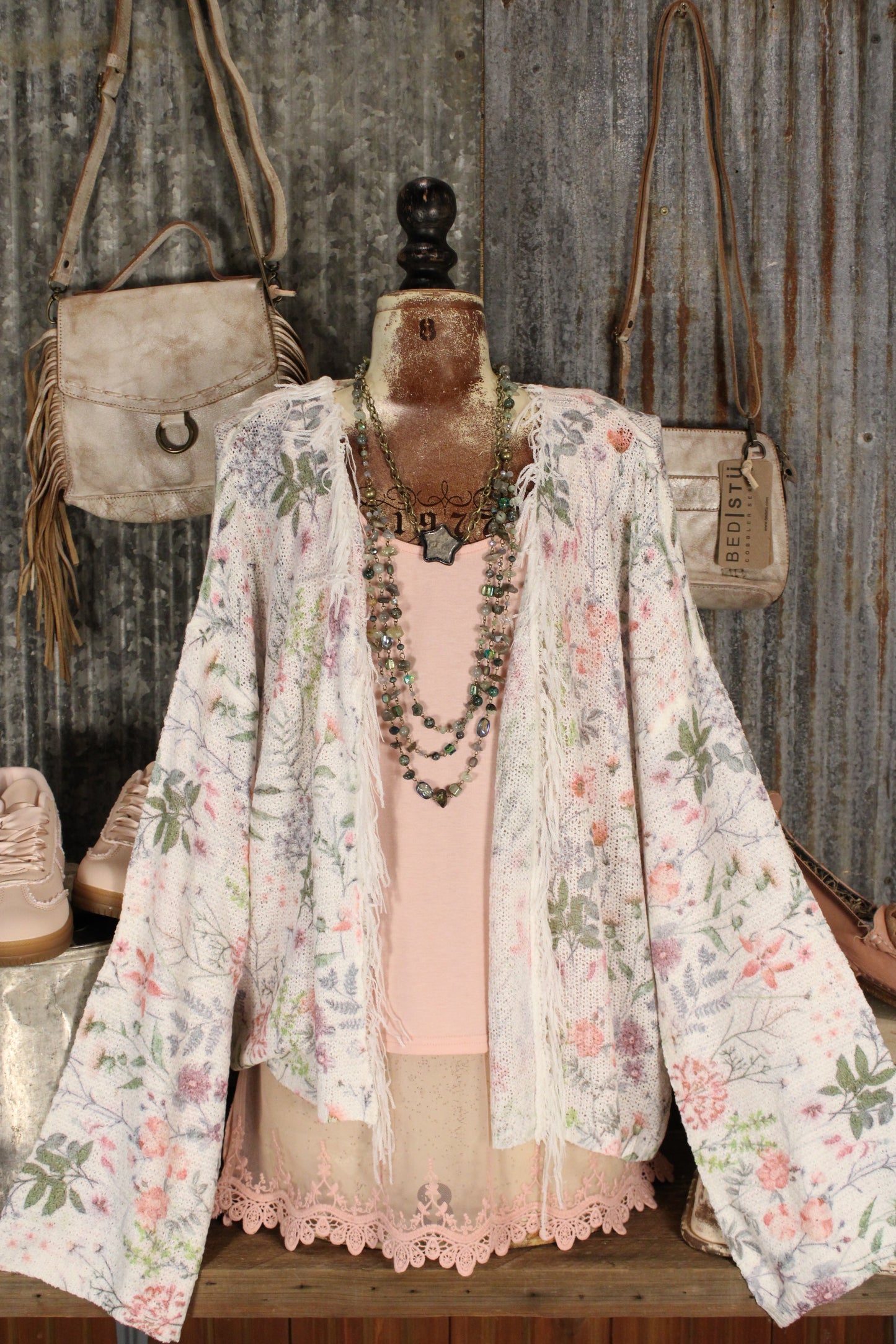 Whispering Meadow Fringe Cardigan