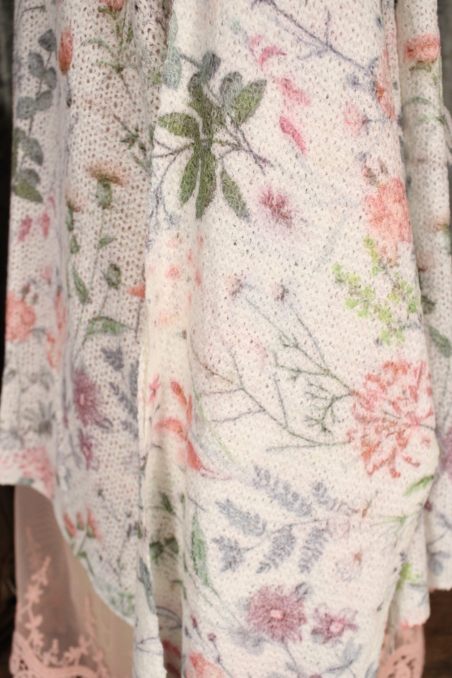 Whispering Meadow Fringe Cardigan