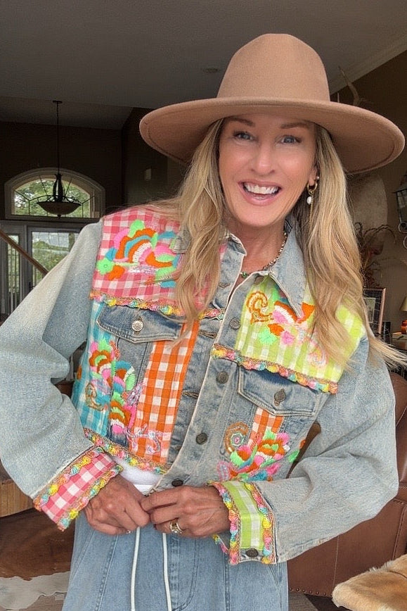 Electric Dreamcatcher Cropped Jacket