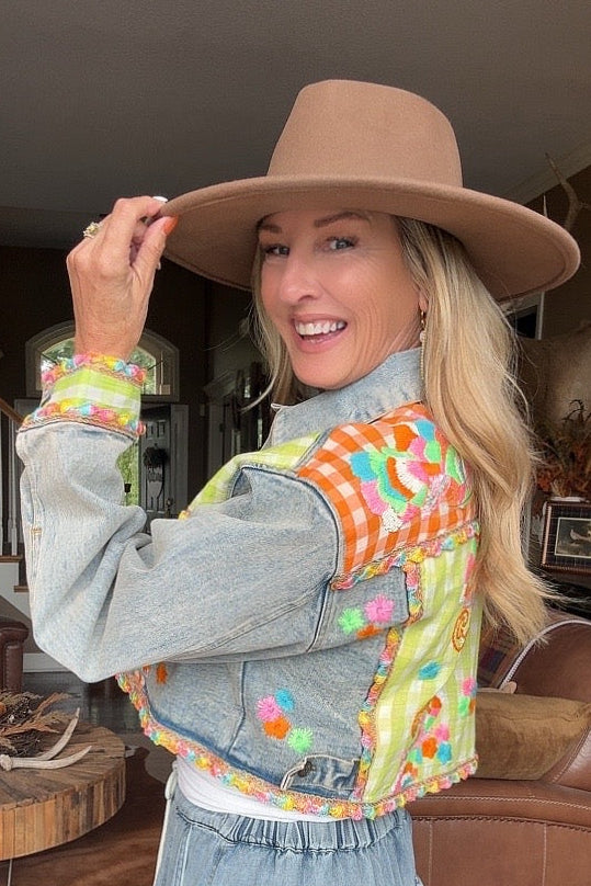 Electric Dreamcatcher Cropped Jacket