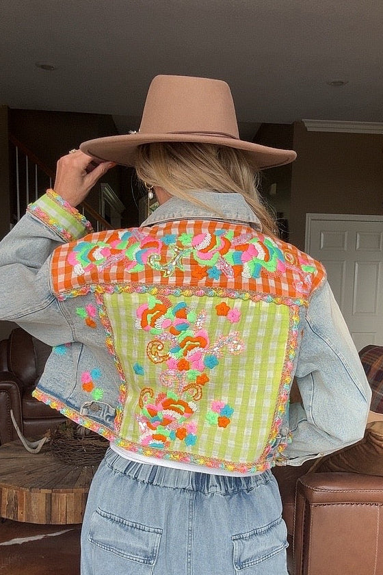 Electric Dreamcatcher Cropped Jacket