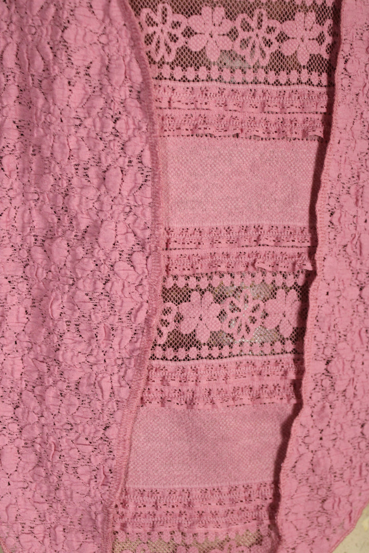 Now You See Me Pink Mesh Top