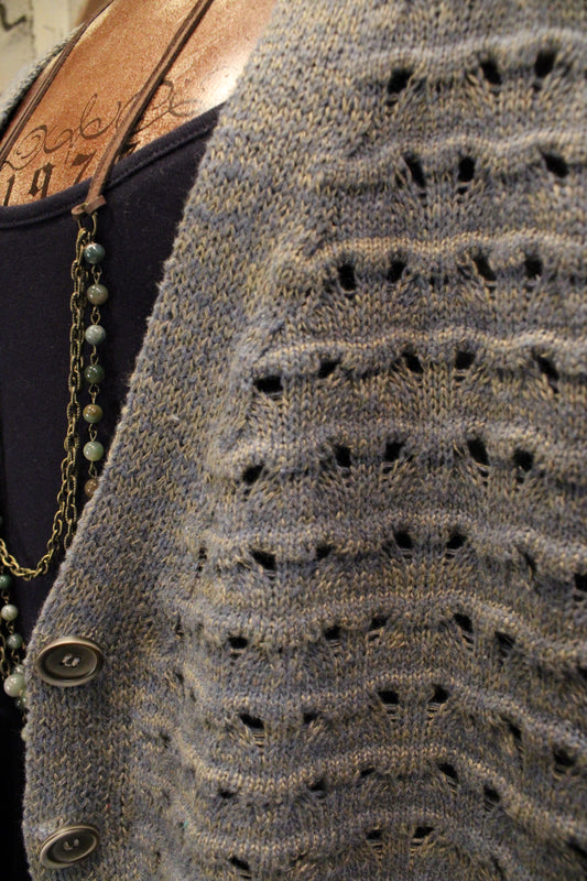 Dusty Porch Gray Cardigan