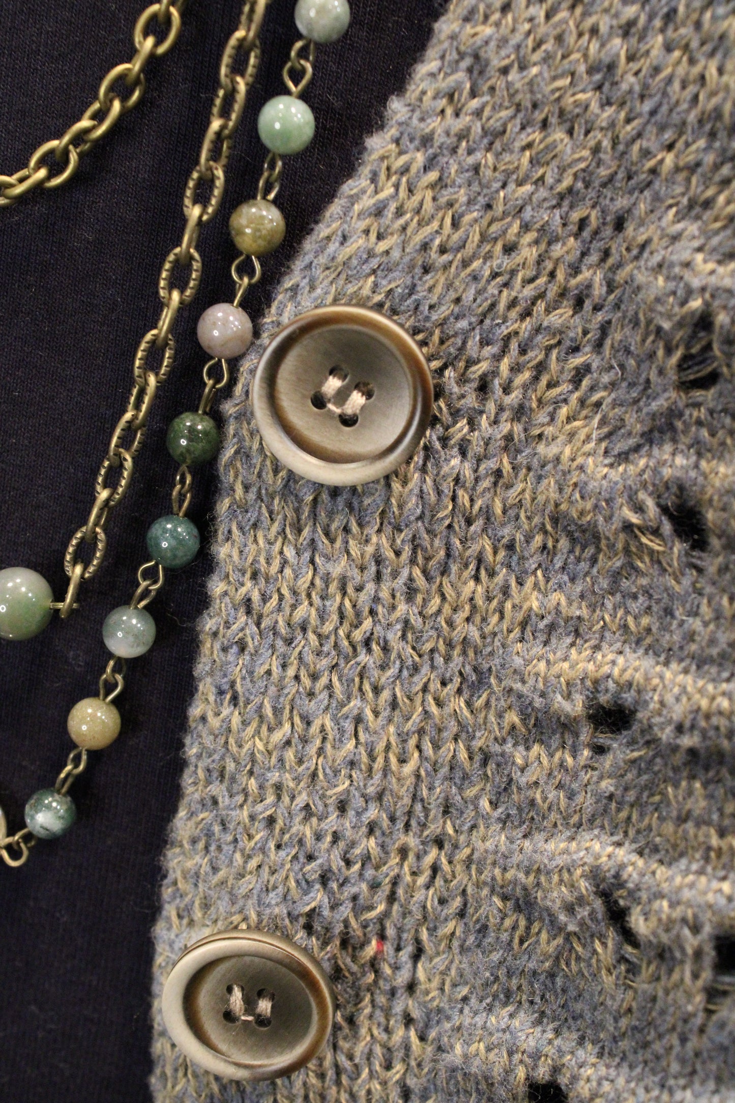 Dusty Porch Gray Cardigan