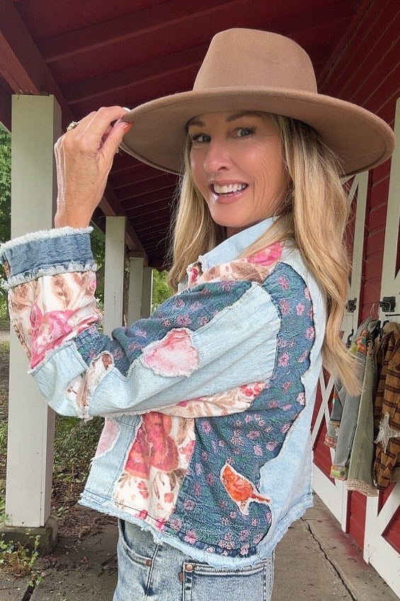 Country Romance Patchwork Jacket