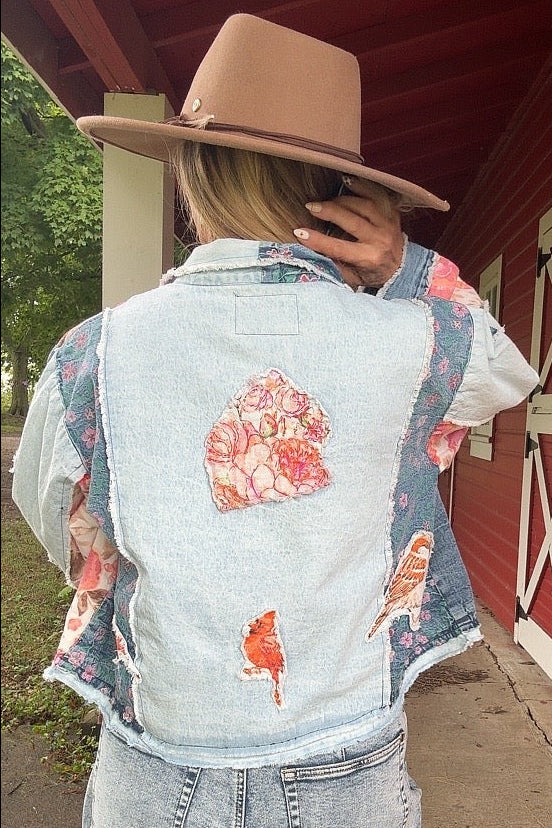Country Romance Patchwork Jacket