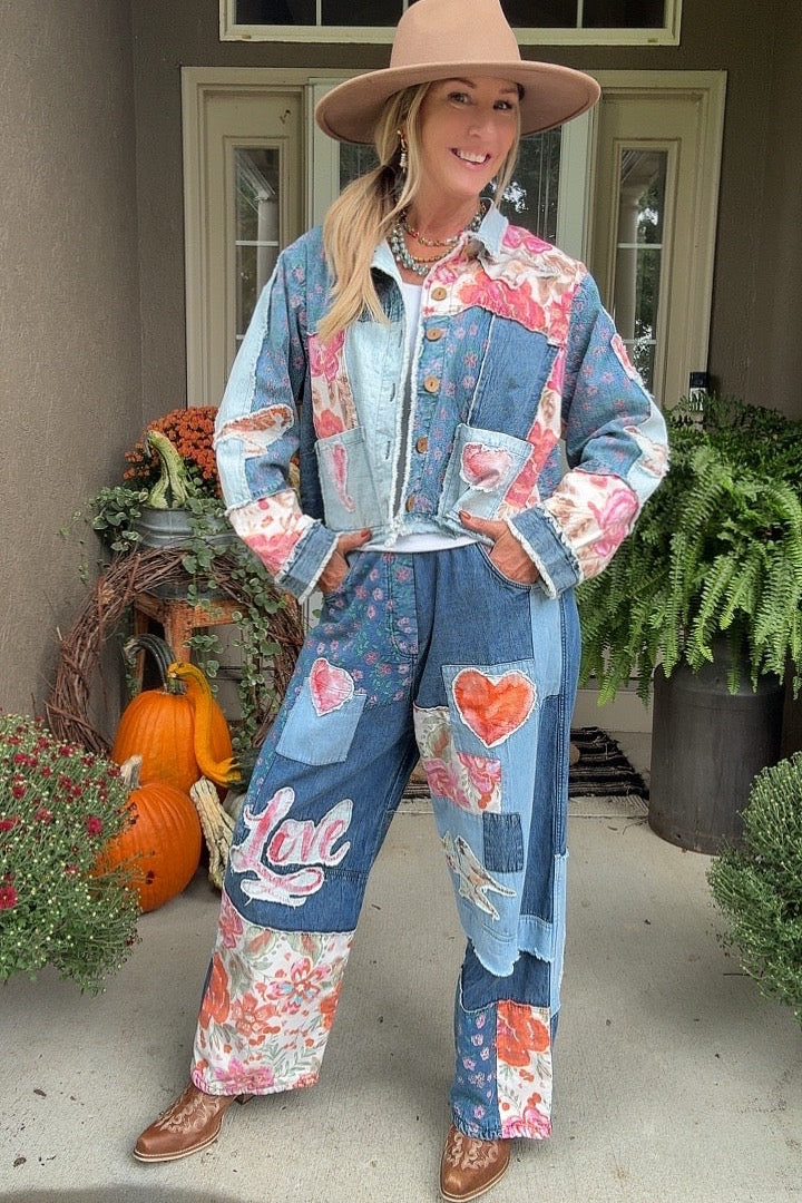 Country Romance Patchwork Jacket