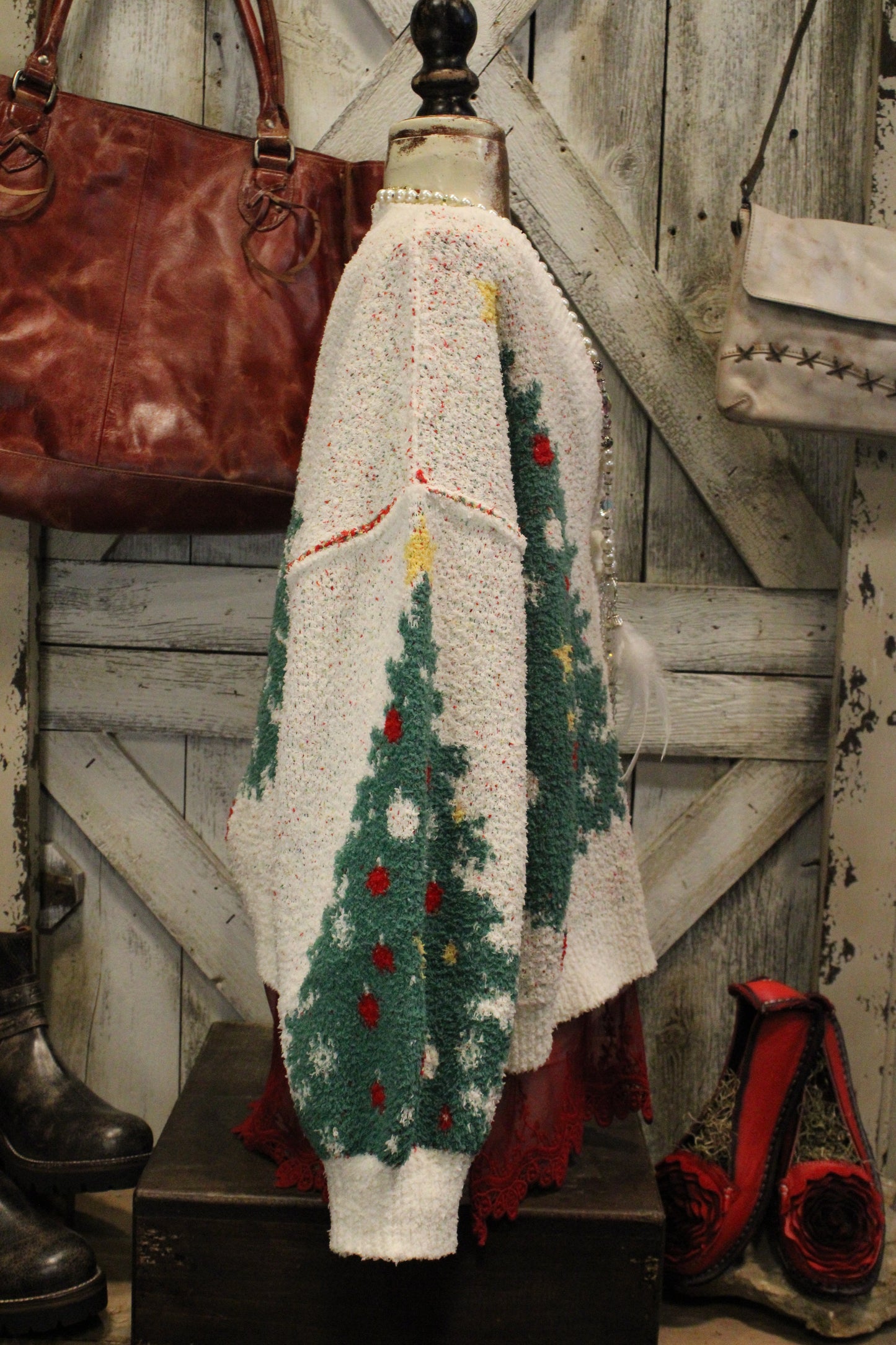 O Christmas Tree Cardigan