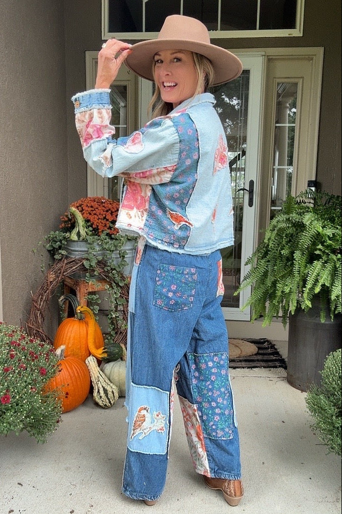 Country Romance Patchwork Jacket