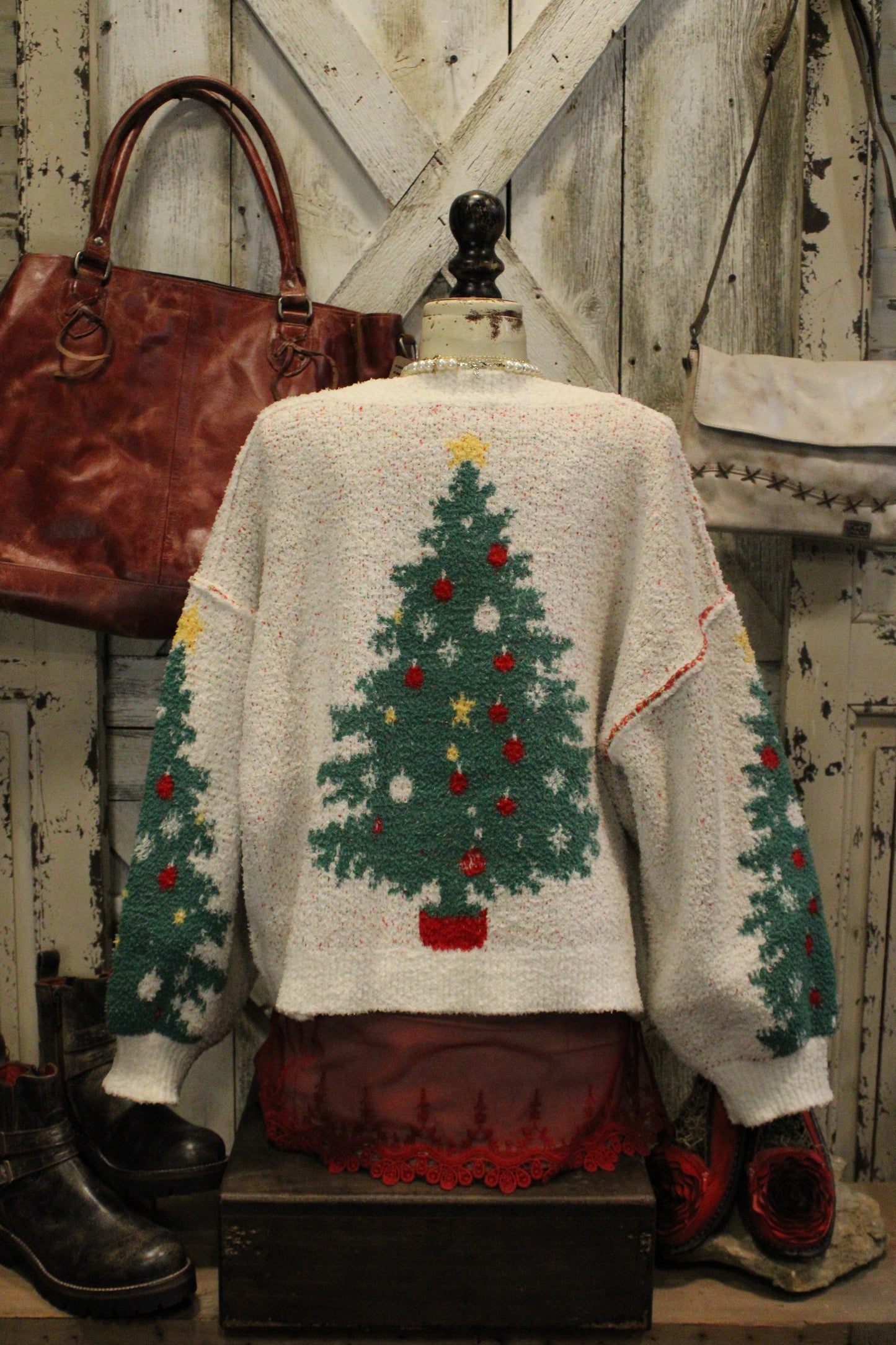 O Christmas Tree Cardigan