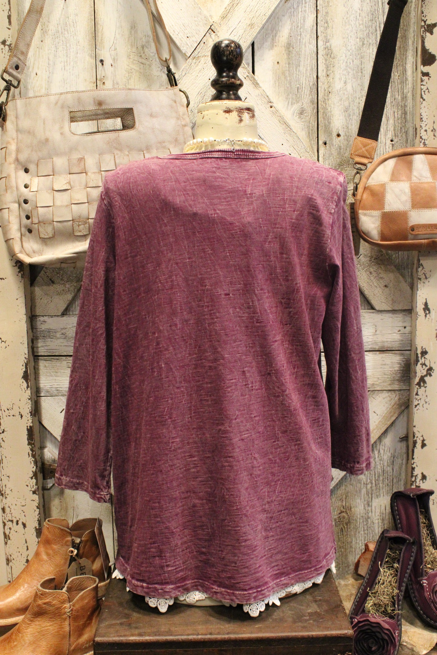Painter’s Petal Plum Tunic