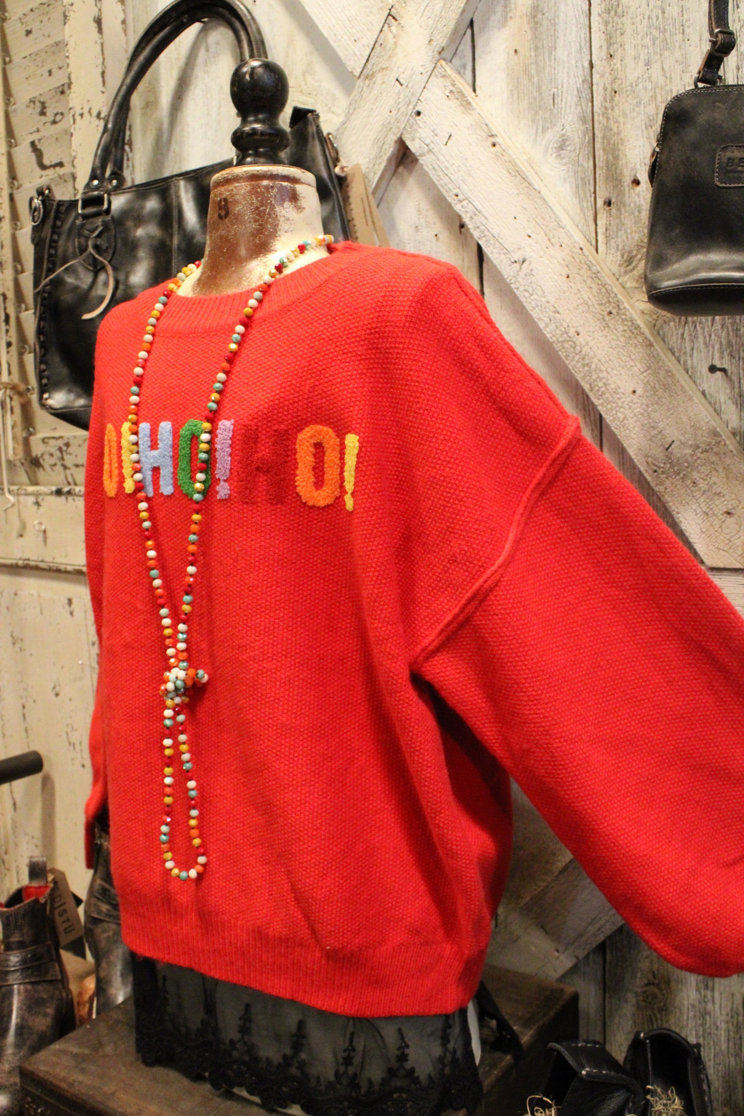 HO HO HO Holiday Sweater