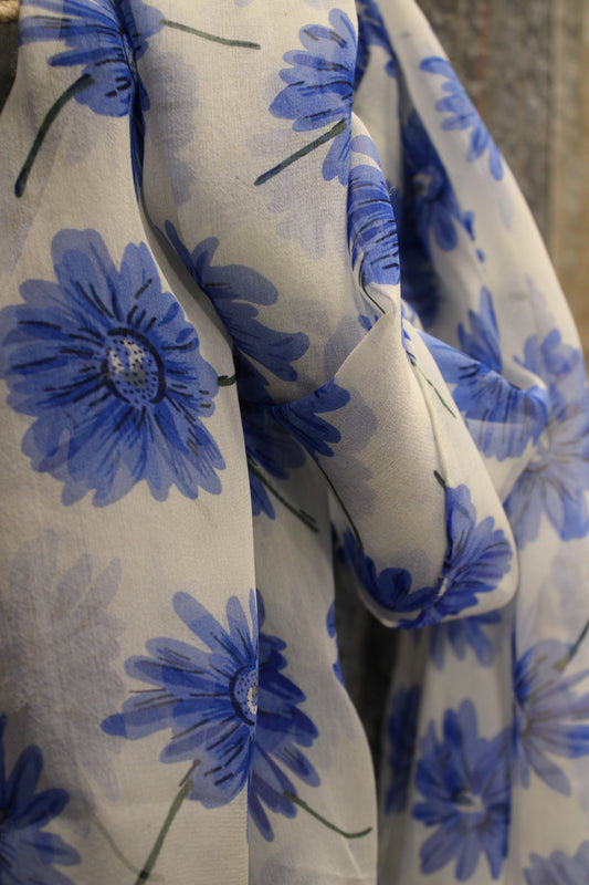 Blue Daisy Days Scarf