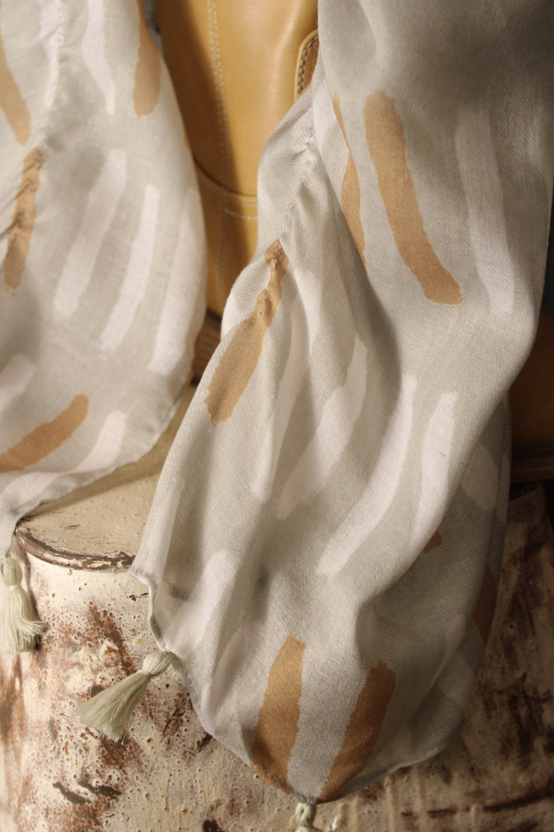 Cream and Honey Dream Scarf