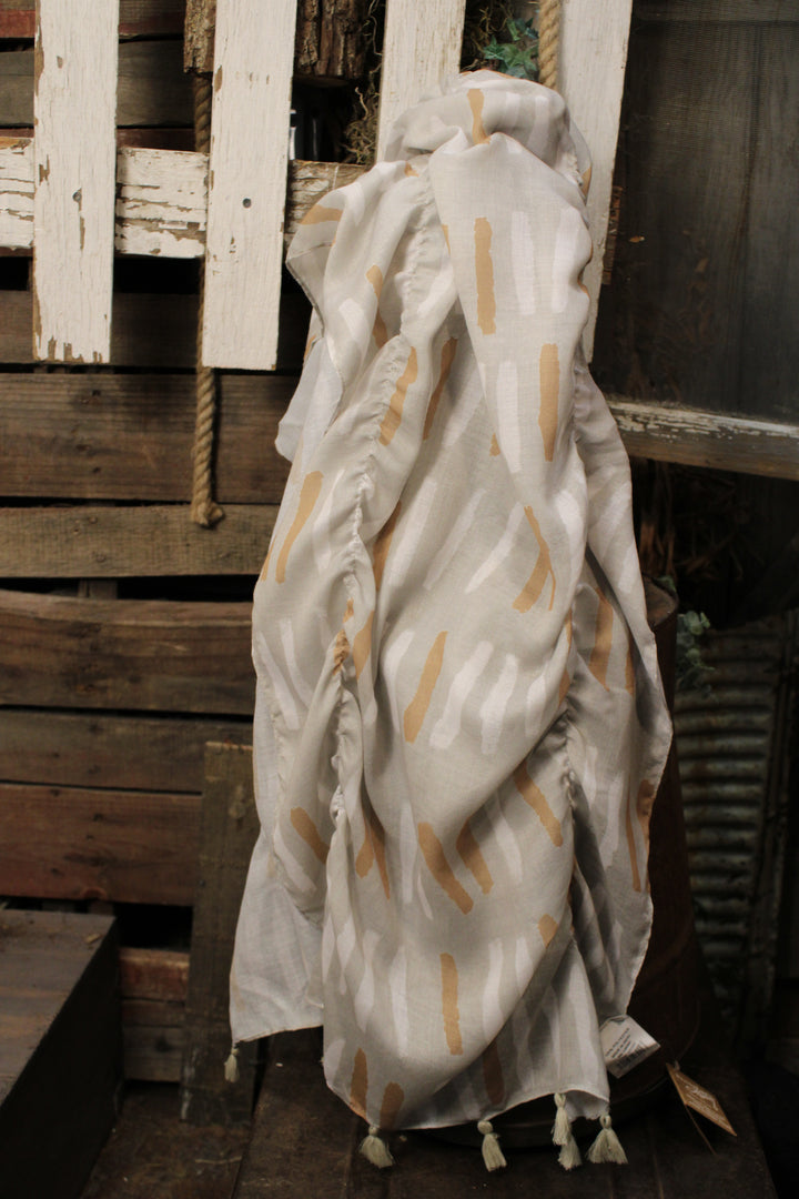 Cream and Honey Dream Scarf