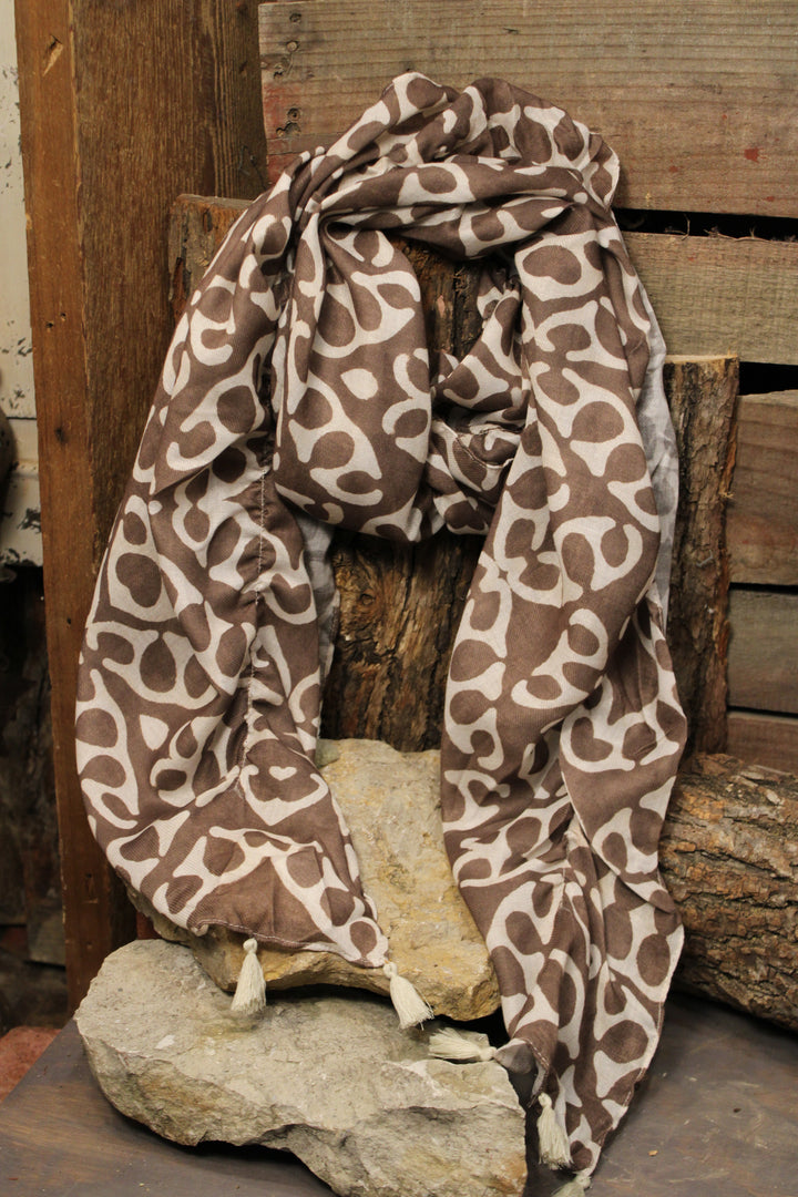 Coffee and Cream Scarf